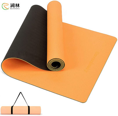 Running Eco Friendly Textures Surface TPE Yoga Mat do ćwiczeń na świeżym powietrzu w pomieszczeniach