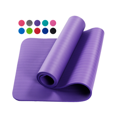 Outdoor Siłownia Pilates NBR Mata do jogi Solider Color Anti Tear Anti Slip 183 * 61 * 1 CM